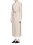 Front View - Click To Enlarge - THE ROW - 'Bieden' braided tie waist cashmere coat