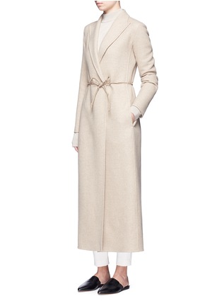 Figure View - Click To Enlarge - THE ROW - 'Bieden' braided tie waist cashmere coat