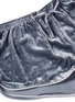 Detail View - Click To Enlarge - 72930 - 'Audrey H' velvet pyjama boxer shorts
