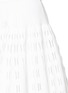 Detail View - Click To Enlarge - ALAÏA - 'Bossa Nova' mesh insert flared skirt