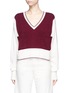 Main View - Click To Enlarge - CHLOÉ - Colourblock pocket cashmere sweater