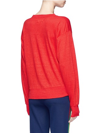 Back View - Click To Enlarge - ISABEL MARANT ÉTOILE - 'Klowi' linen sweater