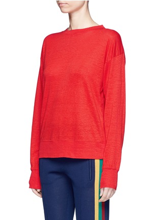 Front View - Click To Enlarge - ISABEL MARANT ÉTOILE - 'Klowi' linen sweater