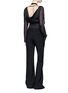 Figure View - Click To Enlarge - LANVIN - Cowl neck chiffon sleeve silk cady top