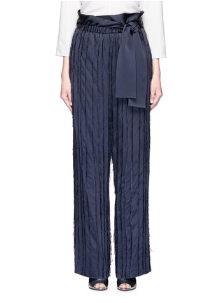 Main View - Click To Enlarge - 3.1 PHILLIP LIM - Fringe embroidered stripe wide leg pants