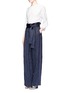 Figure View - Click To Enlarge - 3.1 PHILLIP LIM - Fringe embroidered stripe wide leg pants