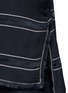 Detail View - Click To Enlarge - PROENZA SCHOULER - Tie open back pinstripe crepe top