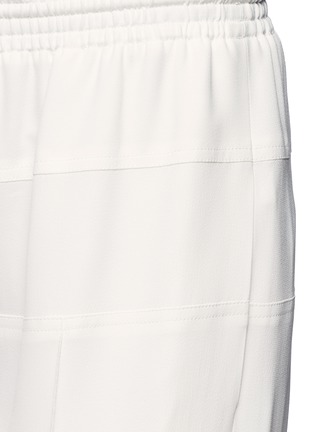 Detail View - Click To Enlarge - CHLOÉ - Drawstring waist crepe cady pants