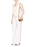 Figure View - Click To Enlarge - CHLOÉ - Drawstring waist crepe cady pants