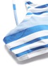Detail View - Click To Enlarge - VITAMIN A - 'Cozumel' stripe high neck bikini top