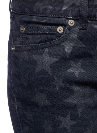 Detail View - Click To Enlarge - SAINT LAURENT - Star print skinny jeans