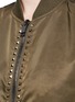 Detail View - Click To Enlarge - VALENTINO GARAVANI - 'Rockstud Untitled 15' bomber jacket