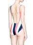 Back View - Click To Enlarge - SOLID & STRIPED - 'Ann-Marie' one-piece swimsuit