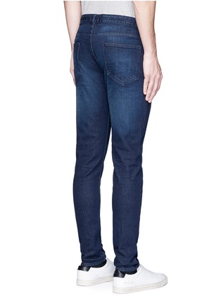 Back View - Click To Enlarge - TOPMAN - Dark wash skinny jeans