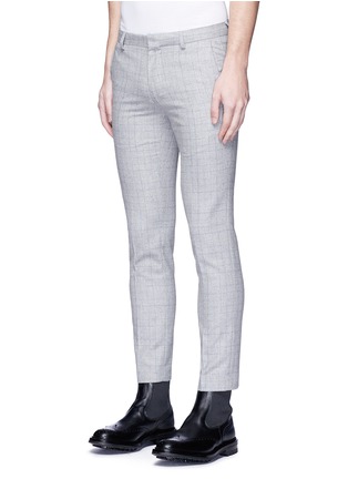 Front View - Click To Enlarge - TOPMAN - Glen plaid skinny fit pants