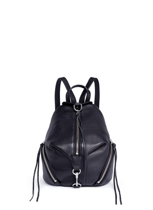 Main View - Click To Enlarge - REBECCA MINKOFF - 'Julian' medium pebbled leather backpack