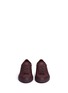 Front View - Click To Enlarge - GIVENCHY - 'Paris' leather low top sneakers