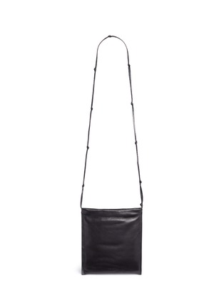 Detail View - Click To Enlarge - THE ROW - 'Medicine Pouch' large zip leather crossbody bag