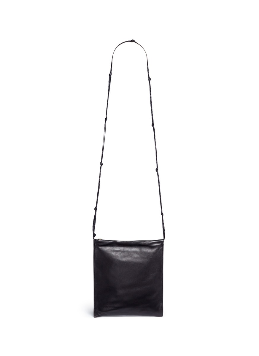 THE ROW 'Medicine Pouch' Large Zip Leather Crossbody Bag | ModeSens