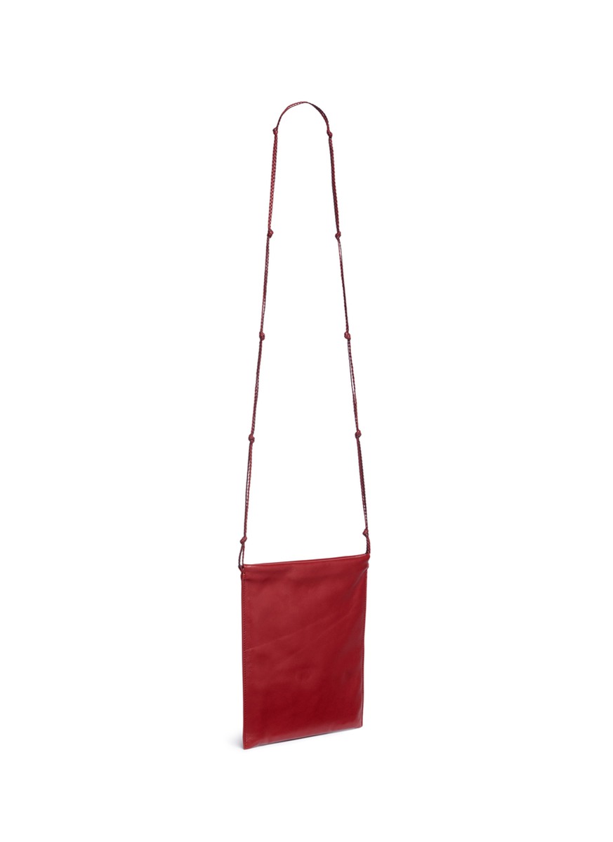 Shop The Row medicine Pouch Large Zip Leather Crossbody Bag
