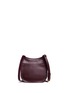 Detail View - Click To Enlarge - THE ROW - 'Hunting 7' leather crossbody bag