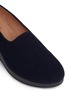 Detail View - Click To Enlarge - CLERGERIE - 'Naloh' suede wedge slip-ons