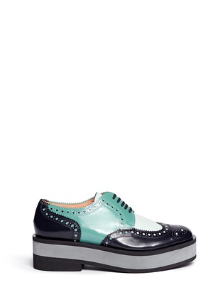 Main View - Click To Enlarge - CLERGERIE - 'Irvina' platform leather brogues