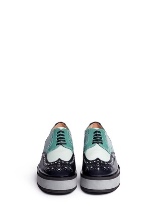 Figure View - Click To Enlarge - CLERGERIE - 'Irvina' platform leather brogues