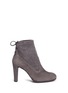Main View - Click To Enlarge - STUART WEITZMAN - 'Mitten' stretch suede ankle boots