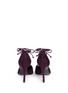 Back View - Click To Enlarge - STUART WEITZMAN - 'On A String' lace-up suede d'Orsay pumps