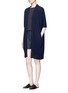 Figure View - Click To Enlarge - VINCE - Short sleeve cashmere cardigan