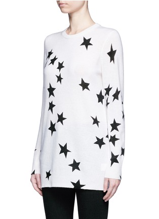 Front View - Click To Enlarge - EQUIPMENT - 'Rei' star intarsia cashmere sweater