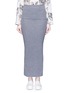 Main View - Click To Enlarge - STELLA MCCARTNEY - Foldable waist rib knit wool skirt