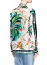 Back View - Click To Enlarge - EMILIO PUCCI - Cactus flower print silk pyjama shirt