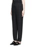 Front View - Click To Enlarge - THEORY - 'Tralpin' tile print drawstring silk pants