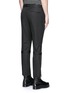 Back View - Click To Enlarge - ALEXANDER MCQUEEN - Harness cotton twill cropped pants