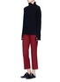 Figure View - Click To Enlarge - THE ROW - 'Seloc' cotton satin cropped pants