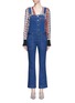 Main View - Click To Enlarge - STELLA MCCARTNEY - Organic cotton button dungarees