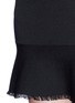 Detail View - Click To Enlarge - THEORY - 'Belaya' fringed drop hem knit skirt