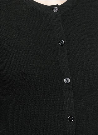 Detail View - Click To Enlarge - THEORY - 'Marlenia' rib knit cardigan