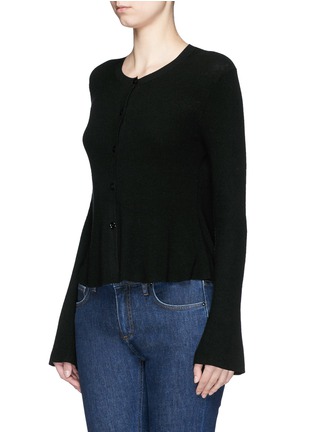 Front View - Click To Enlarge - THEORY - 'Marlenia' rib knit cardigan