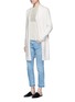 Figure View - Click To Enlarge - VINCE - Side slit wool-cashmere cardigan