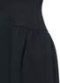 Detail View - Click To Enlarge - CO - Gathered flared collar crepe dress