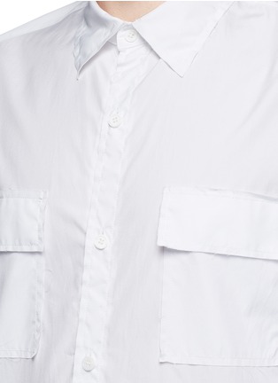 Detail View - Click To Enlarge - SULVAM - Flap pocket cotton shirt