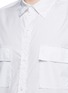 Detail View - Click To Enlarge - SULVAM - Flap pocket cotton shirt