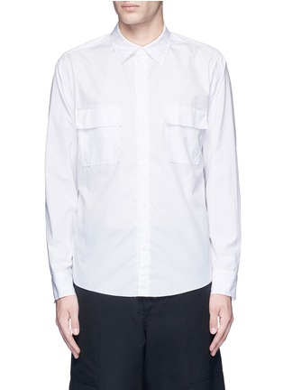 Main View - Click To Enlarge - SULVAM - Flap pocket cotton shirt