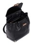 Detail View - Click To Enlarge - ALEXANDER WANG - 'Prisma' skeletal hardware constrast leather backpack