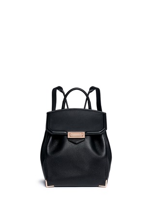 Main View - Click To Enlarge - ALEXANDER WANG - 'Prisma' skeletal hardware constrast leather backpack