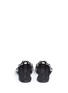 Back View - Click To Enlarge - ALEXANDER WANG - 'Amelia' dome stud caged leather slide flats