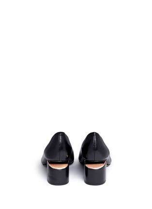 Back View - Click To Enlarge - ALEXANDER WANG - 'Simona' cutout heel leather pumps